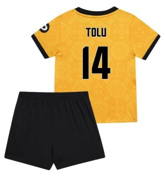 Wolves Tolu Arokodare #14 Thuis tenue Kids 2025-26 Voetbalshirt Korte Mouw + Shorts