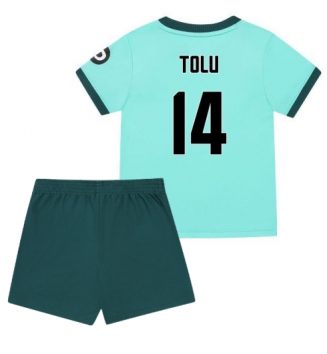 Wolves Tolu Arokodare #14 Uit tenue Kids 2025-26 Voetbalshirt Korte Mouw + Shorts