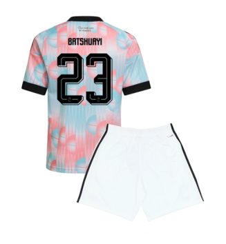 België Michy Batshuayi #23 Uit tenue Kids WK 2026 Voetbalshirt Korte Mouw + Shorts