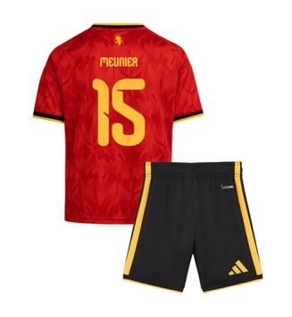 België Thomas Meunier #15 Thuis tenue Kids WK 2026 Voetbalshirt Korte Mouw + Shorts