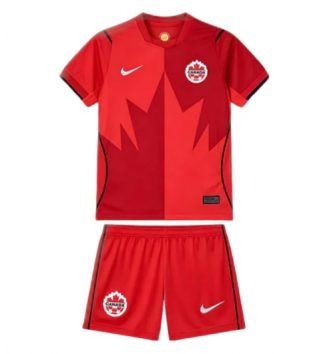 Canada Thuis tenue Kids WK 2026 Voetbalshirt Korte Mouw + Shorts Canada Thuis tenue Kids WK 2026 Voetbalshirt Korte Mouw + Shorts