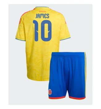 Colombia James Rodriguez #10 Thuis tenue Kids WK 2026 Voetbalshirt Korte Mouw + Shorts