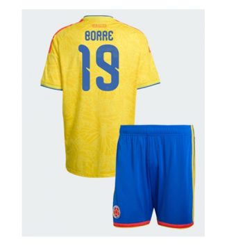 Colombia Rafael Santos Borre #19 Thuis tenue Kids WK 2026 Voetbalshirt Korte Mouw + Shorts