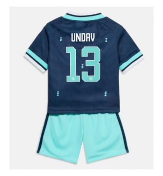 Duitsland Deniz Undav #13 Uit tenue Kids WK 2026 Voetbalshirt Korte Mouw + Shorts