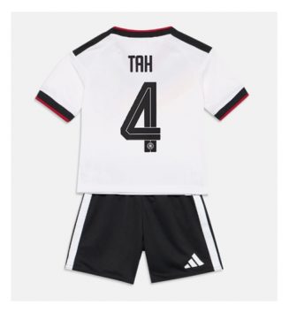 Duitsland Jonathan Tah #4 Thuis tenue Kids WK 2026 Voetbalshirt Korte Mouw + Shorts