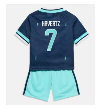 Duitsland Kai Havertz #7 Uit tenue Kids WK 2026 Voetbalshirt Korte Mouw + Shorts