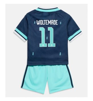 Duitsland Nick Woltemade #11 Uit tenue Kids WK 2026 Voetbalshirt Korte Mouw + Shorts