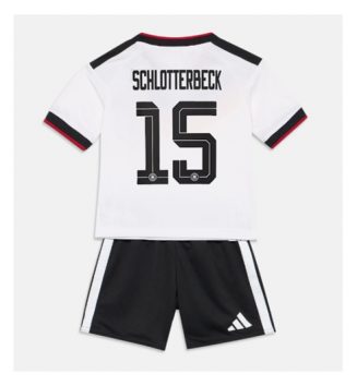 Duitsland Nico Schlotterbeck #15 Thuis tenue Kids WK 2026 Voetbalshirt Korte Mouw + Shorts