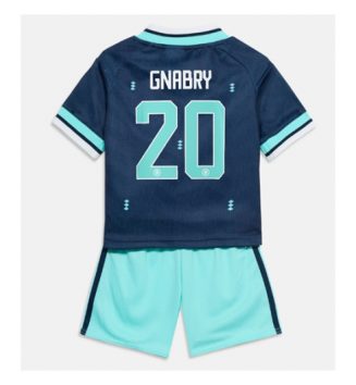 Duitsland Serge Gnabry #20 Uit tenue Kids WK 2026 Voetbalshirt Korte Mouw + Shorts