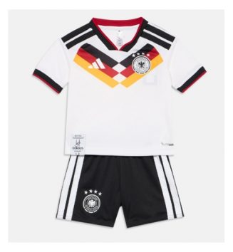 Duitsland Thuis tenue Kids WK 2026 Voetbalshirt Korte Mouw + Shorts
