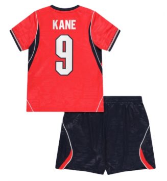 Engeland Harry Kane #9 Uit tenue Kids WK 2026 Voetbalshirt Korte Mouw + Shorts