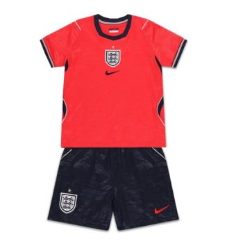 Engeland Uit tenue Kids WK 2026 Voetbalshirt Korte Mouw + Shorts Engeland Uit tenue Kids WK 2026 Voetbalshirt Korte Mouw + Shorts