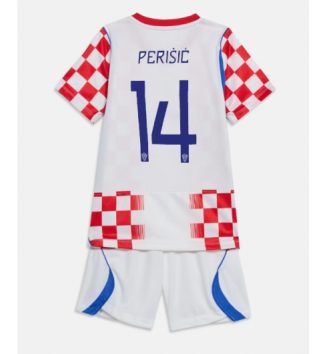 Kroatië Ivan Perisic #14 Thuis tenue Kids WK 2026 Voetbalshirt Korte Mouw + Shorts