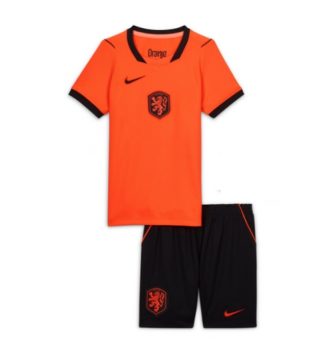 Nederland Thuis tenue Kids WK 2026 Voetbalshirt Korte Mouw + Shorts