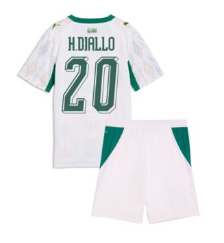 Senegal Habib Diallo #20 Thuis tenue Kids WK 2026 Voetbalshirt Korte Mouw + Shorts
