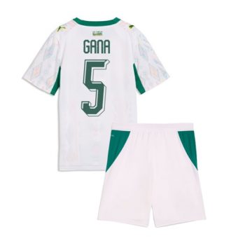Senegal Idrissa Gueye #5 Thuis tenue Kids WK 2026 Voetbalshirt Korte Mouw + Shorts