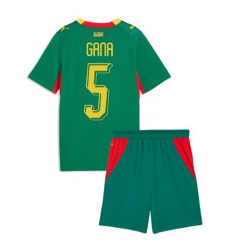 Senegal Idrissa Gueye #5 Uit tenue Kids WK 2026 Voetbalshirt Korte Mouw + Shorts