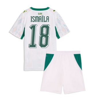 Senegal Ismaila Sarr #18 Thuis tenue Kids WK 2026 Voetbalshirt Korte Mouw + Shorts