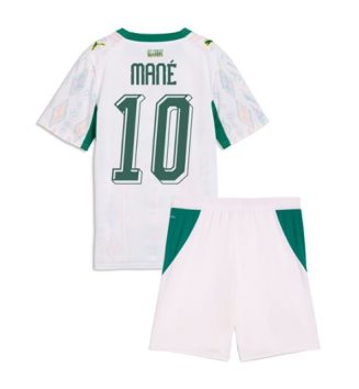 Senegal Sadio Mane #10 Thuis tenue Kids WK 2026 Voetbalshirt Korte Mouw + Shorts
