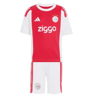 Ajax Thuis tenue Kids 2026-27 Voetbalshirt Korte Mouw + Shorts Ajax Thuis tenue Kids 2026-27 Voetbalshirt Korte Mouw + Shorts