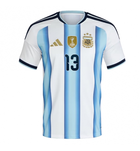 Argentinië Cristian Romero #13 Thuis tenue WK 2026 Voetbalshirt Korte Mouw 2 Argentinië Cristian Romero #13 Thuis tenue WK 2026 Voetbalshirt Korte Mouw 2