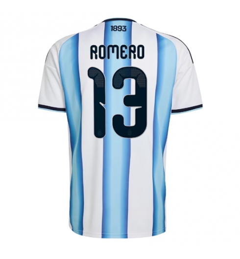 Argentinië Cristian Romero #13 Thuis tenue WK 2026 Voetbalshirt Korte Mouw Argentinië Cristian Romero #13 Thuis tenue WK 2026 Voetbalshirt Korte Mouw