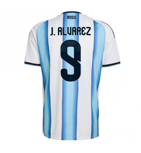 Argentinië Julian Alvarez #9 Thuis tenue WK 2026 Voetbalshirt Korte Mouw Argentinië Julian Alvarez #9 Thuis tenue WK 2026 Voetbalshirt Korte Mouw