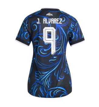 Argentinië Julian Alvarez #9 Uit tenue Dames WK 2026 Voetbalshirt Korte Mouw