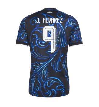 Argentinië Julian Alvarez #9 Uit tenue WK 2026 Voetbalshirt Korte Mouw Argentinië Julian Alvarez #9 Uit tenue WK 2026 Voetbalshirt Korte Mouw