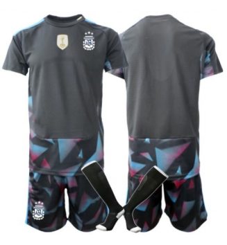Argentinië Keeper Thuis tenue Kids WK 2026 Voetbalshirt Korte Mouw + Shorts