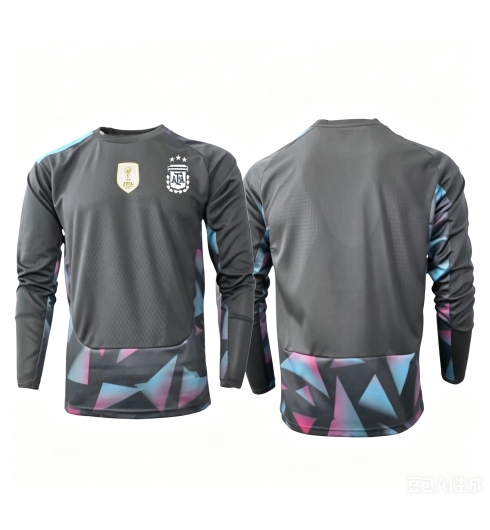 Argentinië Keeper Thuis tenue WK 2026 Lange Mouwen Argentinië Keeper Thuis tenue WK 2026 Lange Mouwen