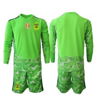 Argentinië Keeper Uit tenue Kids WK 2026 Lange Mouwen (+ broek) Argentinië Keeper Uit tenue Kids WK 2026 Lange Mouwen (+ broek)
