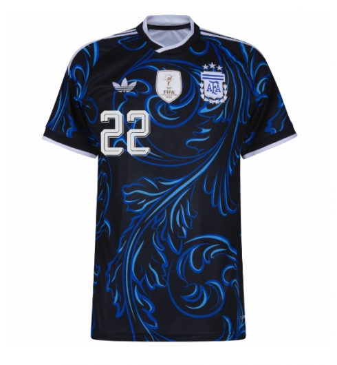 Argentinië Lautaro Martinez #22 Uit tenue Dames WK 2026 Voetbalshirt Korte Mouw 2 Argentinië Lautaro Martinez #22 Uit tenue Dames WK 2026 Voetbalshirt Korte Mouw 2