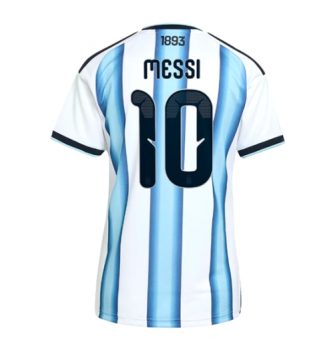 Argentinië Lionel Messi #10 Thuis tenue Dames WK 2026 Voetbalshirt Korte Mouw