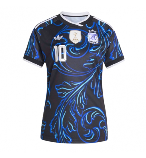 Argentinië Lionel Messi #10 Uit tenue Dames WK 2026 Voetbalshirt Korte Mouw 2 Argentinië Lionel Messi #10 Uit tenue Dames WK 2026 Voetbalshirt Korte Mouw 2