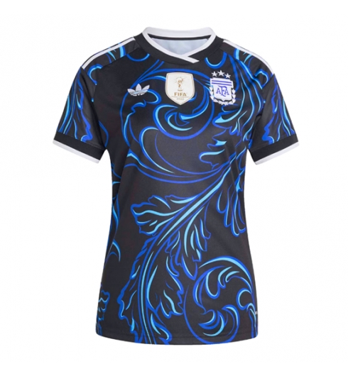 Argentinië Uit tenue Dames WK 2026 Voetbalshirt Korte Mouw Argentinië Uit tenue Dames WK 2026 Voetbalshirt Korte Mouw
