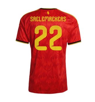 België Alexis Saelemaekers #22 Thuis tenue WK 2026 Voetbalshirt Korte Mouw België Alexis Saelemaekers #22 Thuis tenue WK 2026 Voetbalshirt Korte Mouw