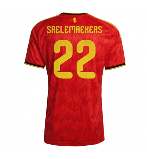 België Alexis Saelemaekers #22 Thuis tenue WK 2026 Voetbalshirt Korte Mouw België Alexis Saelemaekers #22 Thuis tenue WK 2026 Voetbalshirt Korte Mouw