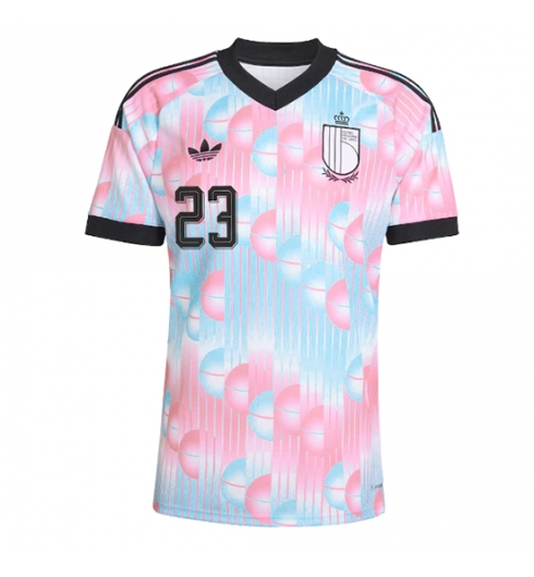 België Amadou Onana #24 Uit tenue WK 2026 Voetbalshirt Korte Mouw 2 België Amadou Onana #24 Uit tenue WK 2026 Voetbalshirt Korte Mouw 2