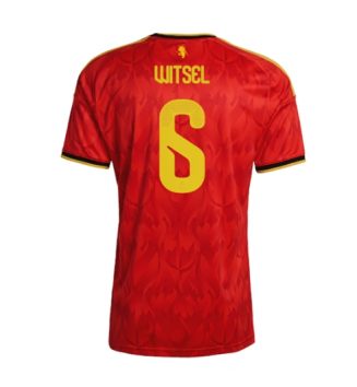 België Axel Witsel #6 Thuis tenue WK 2026 Voetbalshirt Korte Mouw