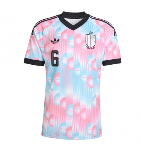 België Axel Witsel #6 Uit tenue WK 2026 Voetbalshirt Korte Mouw 2 België Axel Witsel #6 Uit tenue WK 2026 Voetbalshirt Korte Mouw 2