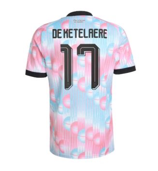 België Charles De Ketelaere #17 Uit tenue WK 2026 Voetbalshirt Korte Mouw België Charles De Ketelaere #17 Uit tenue WK 2026 Voetbalshirt Korte Mouw