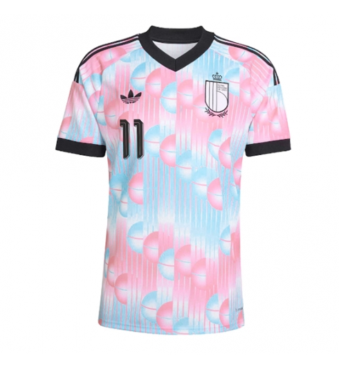 België Jeremy Doku #11 Uit tenue WK 2026 Voetbalshirt Korte Mouw 2 België Jeremy Doku #11 Uit tenue WK 2026 Voetbalshirt Korte Mouw 2