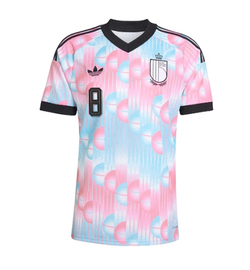 België Youri Tielemans #8 Uit tenue WK 2026 Voetbalshirt Korte Mouw 2 België Youri Tielemans #8 Uit tenue WK 2026 Voetbalshirt Korte Mouw 2