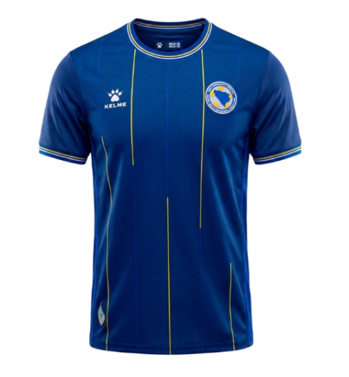 Bosnië en Herzegovina Thuis tenue WK 2026 Voetbalshirt Korte Mouw Bosnië en Herzegovina Thuis tenue WK 2026 Voetbalshirt Korte Mouw