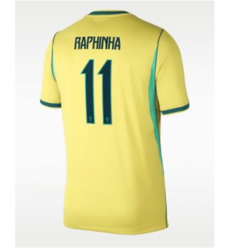 Brazilië Raphinha Belloli #11 Thuis tenue WK 2026 Voetbalshirt Korte Mouw Brazilië Raphinha Belloli #11 Thuis tenue WK 2026 Voetbalshirt Korte Mouw