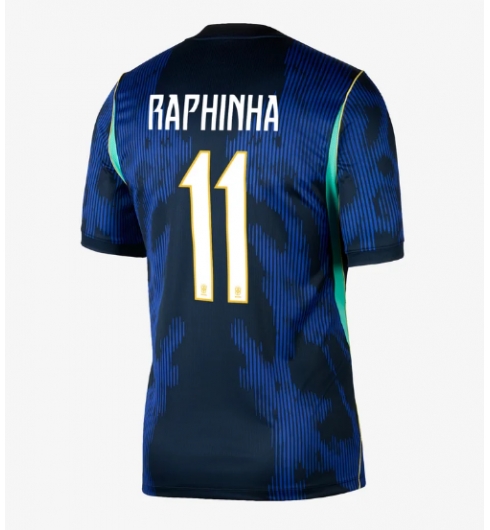 Brazilië Raphinha Belloli #11 Uit tenue WK 2026 Voetbalshirt Korte Mouw Brazilië Raphinha Belloli #11 Uit tenue WK 2026 Voetbalshirt Korte Mouw