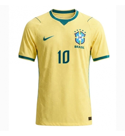 Brazilië Vinicius Junior #10 Thuis tenue WK 2026 Voetbalshirt Korte Mouw 2 Brazilië Vinicius Junior #10 Thuis tenue WK 2026 Voetbalshirt Korte Mouw 2