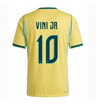 Brazilië Vinicius Junior #10 Thuis tenue WK 2026 Voetbalshirt Korte Mouw Brazilië Vinicius Junior #10 Thuis tenue WK 2026 Voetbalshirt Korte Mouw