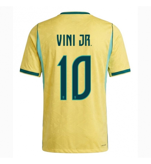 Brazilië Vinicius Junior #10 Thuis tenue WK 2026 Voetbalshirt Korte Mouw Brazilië Vinicius Junior #10 Thuis tenue WK 2026 Voetbalshirt Korte Mouw